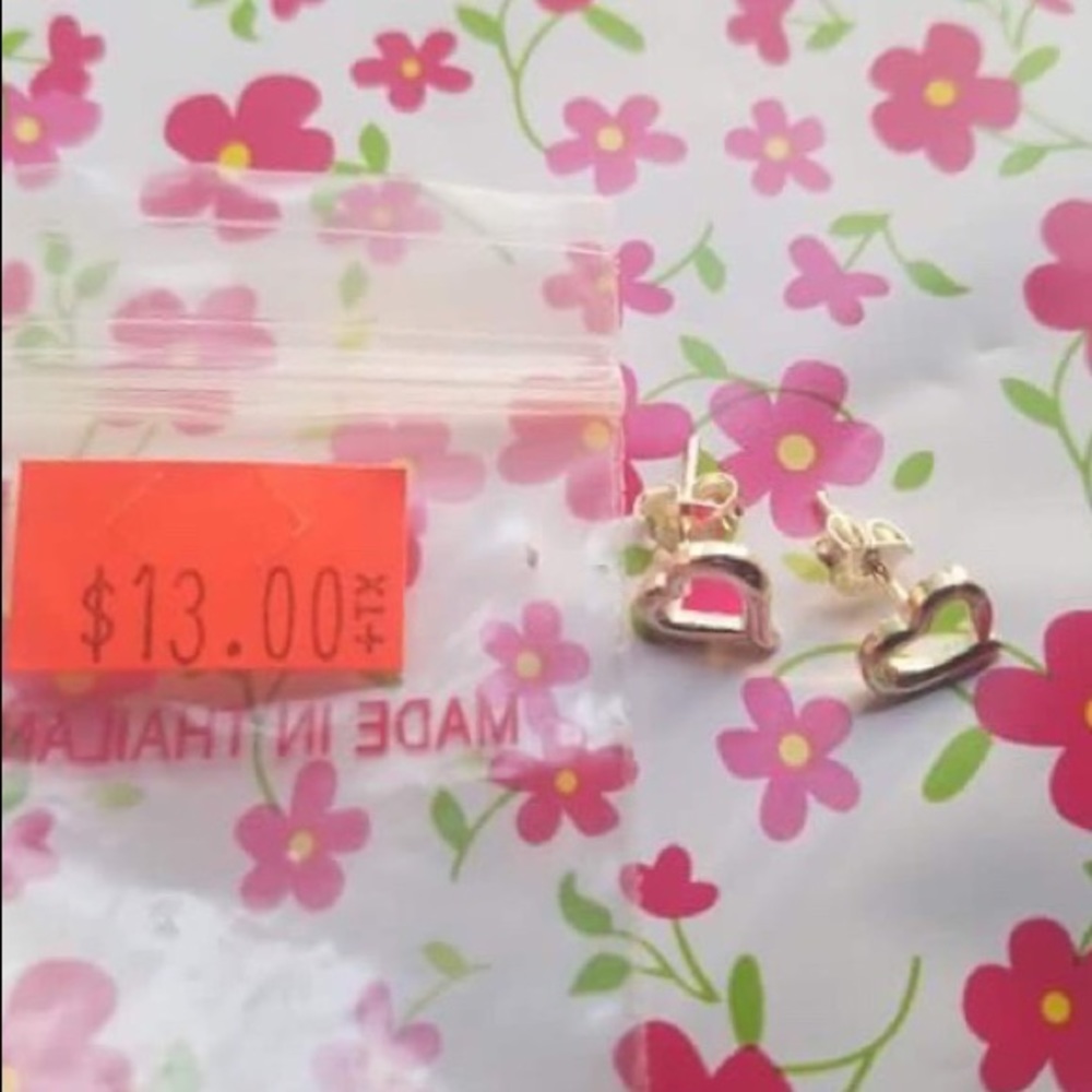 Sterling Silver Heart Earrings